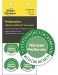 "AVERY Zweckform Pr&uuml;fplaketten "N&auml;chster Pr&uuml;ftermin", 2026-31"