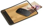 CEP Office Solution Mousepad schwarz/bambus