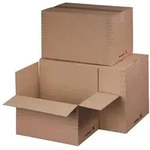 Verpackungskarton 22x33,5x8-19cm VE=10 St&uuml;ck braun