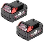 Milwaukee Akku Starter 18V Set mit 2x M18 B4 Akku 4,0Ah ( 4932430063 )