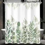 Duschvorhang Bl&auml;tter 200x200cm Wasserdicht Antischimmel Polyester 12