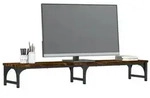 vidaXL Monitorst&auml;nder R&auml;uchereiche 105x23x15,5 cm Holzwerkstoff