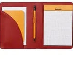 Rhodia Rhodiarama Mappe Block oder Notizheft A6, N&deg;13 13x17 cm Mohnrot 213007C