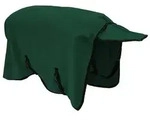 vidaXL Pferdedecke Dunkelgr&uuml;n 85 cm Polyester