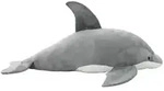 vidaXL Delfin Kuscheltier Pl&uuml;sch Grau