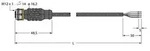 Turck 6629133 Sensor-/Aktor-Anschlussleitung 10m Polzahl Sensoren: 4 1St.