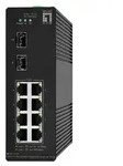 LevelOne Hilbert Industrial PoE Smart Lite Switch - 2 x SFP - 8 Outputs - Switch -