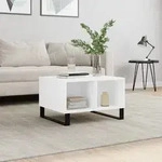 vidaXL Couchtisch Wei&szlig; 60x50x36,5 cm Holzwerkstoff