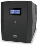 Conceptronic ZEUS03G 1200VA 720W USV, 4x UK-Steckdosen, HID-USB, RJ45 Ein/Aus, mit