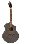 DIMAVERY STW-50 Westerngitarre, braun