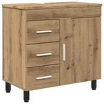 vidaXL Waschtisch Artisan-Eiche 60 x 35 x 60 cm Holzwerkstoff