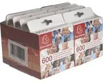 Exacompta 10x Packung mit 600 selbstklebenden Fotoecken - Kristall - 12990E