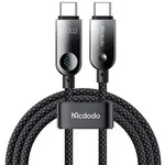 Ladekabel USB-C auf USB-C 60W Datenkabel 1,2m in Schwarz Schnellladeger&auml;t