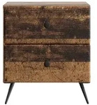 vidaXL Nachttisch Altholz 43 x 34,5 x 47,5 cm Holzwerkstoff