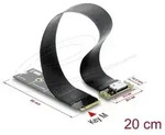 Delock M.2 Key M zu 1 x OCuLink SFF-8612 Konverter mit 20 cm Kabel