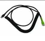 Zebra Stromkabel - USB (M) - 3.66 m - gewickelt - Cable - 3.65m - Black