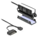 Delock M.2 K&uuml;hlkoerper f&uuml;r SSD 2280 mit RGB LED Beleuchtung