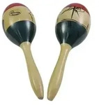 DIMAVERY Maracas Jamaika, Holz 2x