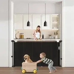 VEVOR einziehbares Babygitter (87 cm hoch ausziehbar bis 1400 mm breit)...