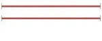 vidaXL Turnstangen 2 Stk. 125 cm Stahl Rot
