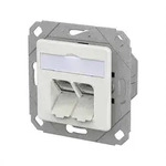 METZ CONNECT E-DAT C6A IDC Dose, 2 Port, UPk, verkehrswei&szlig;