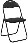 vidaXL Klappstuhl 8 pcs Schwarz 48 x 43,5 x 81 cm Kunstleder