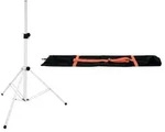 OMNITRONIC Set BS-2 EU Boxenhochst&auml;nder wei&szlig; + Tragetasche