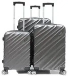 Reisekoffer Koffer 3 tlg Hartschale Trolley Set Kofferset Handgep&auml;ck Gep&auml;ck