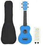 "vidaXL Sopran-Ukulele-Set mit Tasche f&uuml;r Kinder Babyblau 21""