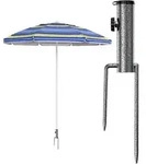 Sonnenschirmst&auml;nder Rasendorn Eisen 35cm Bodenspie&szlig;