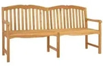 vidaXL Handgefertigte Rosenbank Natur 180,5 x 60 x 96 cm