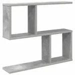 vidaXL Wandregal Betongrau 60 x 12 x 50,5 cm Holzwerkstoff