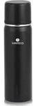 Isolierflasche Edelstahl 1l 500ml Schwarz Kinder Sport BPA-frei