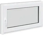 Kellerfenster RISOR Anthrazit 100 x 60 cm PVC und Glas