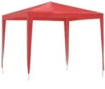 vidaXL Party-Zelt 250 x 250 x 240 cm Rot PE und Stahl