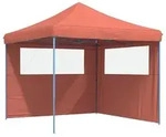 vidaXL Party-Zelt Terrakotta 292 x 292 x 315 cm Oxford-Stoff