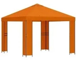 vidaXL Pavillon 3 x 3 m Orange Polyester und Stahl 190