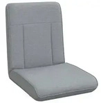 vidaXL Bodenstuhl Hellgrau 50 x 73 x 60 cm Stoff