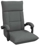 vidaXL Bodenstuhl Dunkelgrau 66 x 66 x 80 cm Stoff