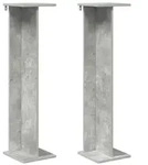vidaXL Pflanzenst&auml;nder 2 pcs Betongrau 25 x 25,5 x 100,5 cm