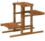 vidaXL Pflanzenst&auml;nder Natur 82 x 36 x 60 cm Massivholz Akazie