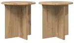 vidaXL Pflanzenst&auml;nder 2 pcs Artisan-Eiche 40 x 40 x 40 cm