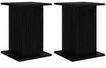 vidaXL Pflanzenst&auml;nder 2 pcs Schwarz 30,5 x 30 x 43 cm Holzwerkstoff