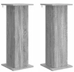 vidaXL Pflanzenst&auml;nder 2 pcs Graues Sonoma 30,5 x 30 x 80,5 cm