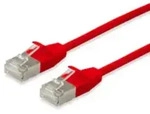 Equip Cat.6A F/FTP Slim-Patchkabel, 10m, Rot Kabel Patchkabel RJ45 Cat.6