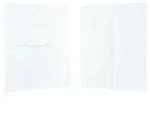 vidaXL Party Zelt Seitenteil 2 pcs Wei&szlig; 200 x 195 cm PE und Stahl