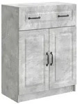 vidaXL Sideboard Betongrau 66 x 34,5 x 87 cm Holzwerkstoff