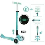 GLOBBER ELITE GLOW LIGHTS dunkelmint, mit Leuchtrollen und Glow-Effekt