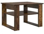 vidaXL Couchtisch Ger&auml;ucherte Eiche 64 x 54 x 44 cm Holzwerkstoff