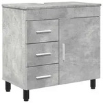 vidaXL Waschtisch Betongrau 60 x 35 x 60 cm Holzwerkstoff